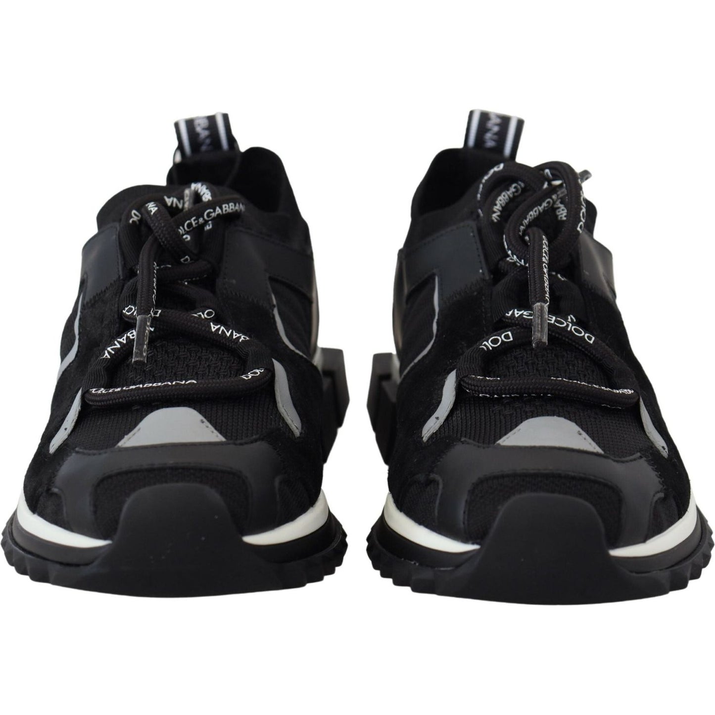 Dolce & Gabbana Chic Sorrento Slip-On Sneakers in Monochrome Dolce & Gabbana Black