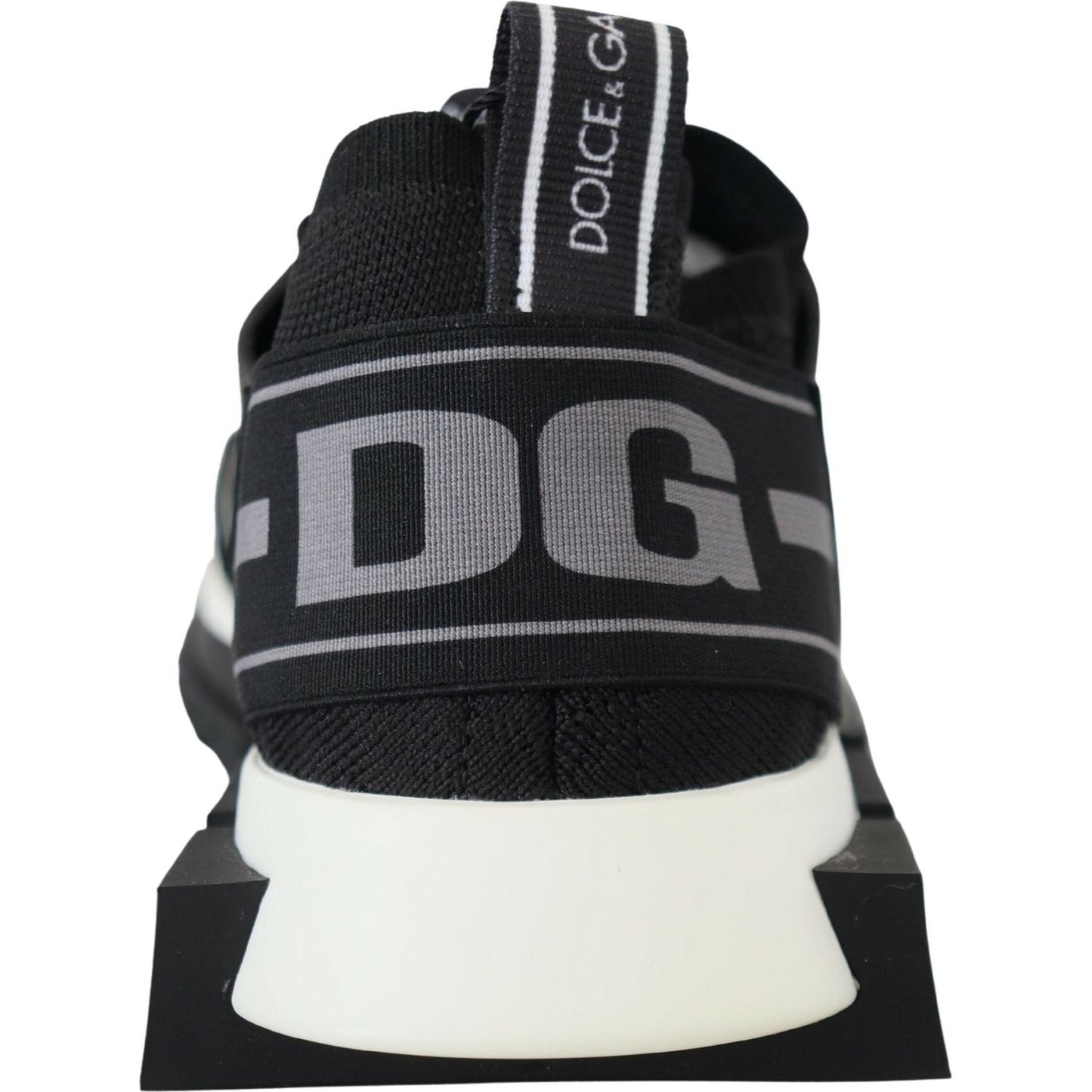 Dolce & Gabbana Chic Sorrento Slip-On Sneakers in Monochrome Dolce & Gabbana Light Gray