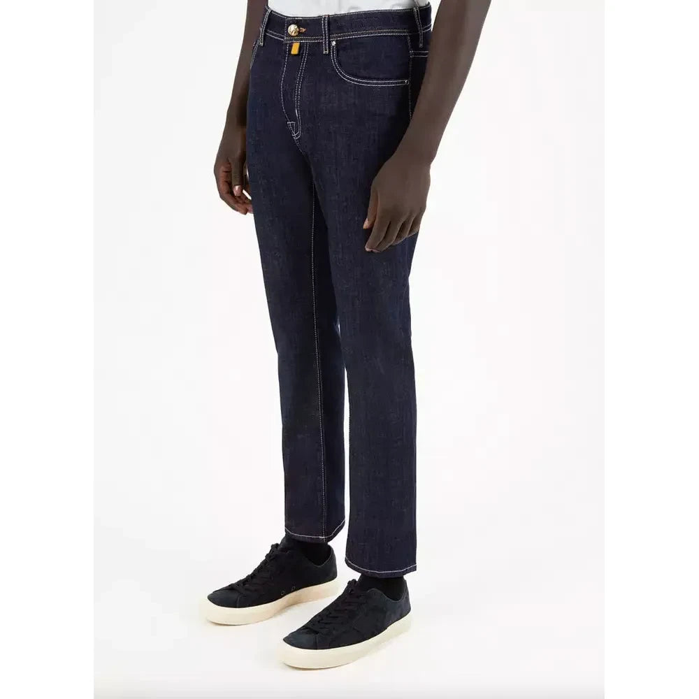 Jacob Cohen Italian Crafted Bandana Detail Jeans Jacob Cohen White Smoke