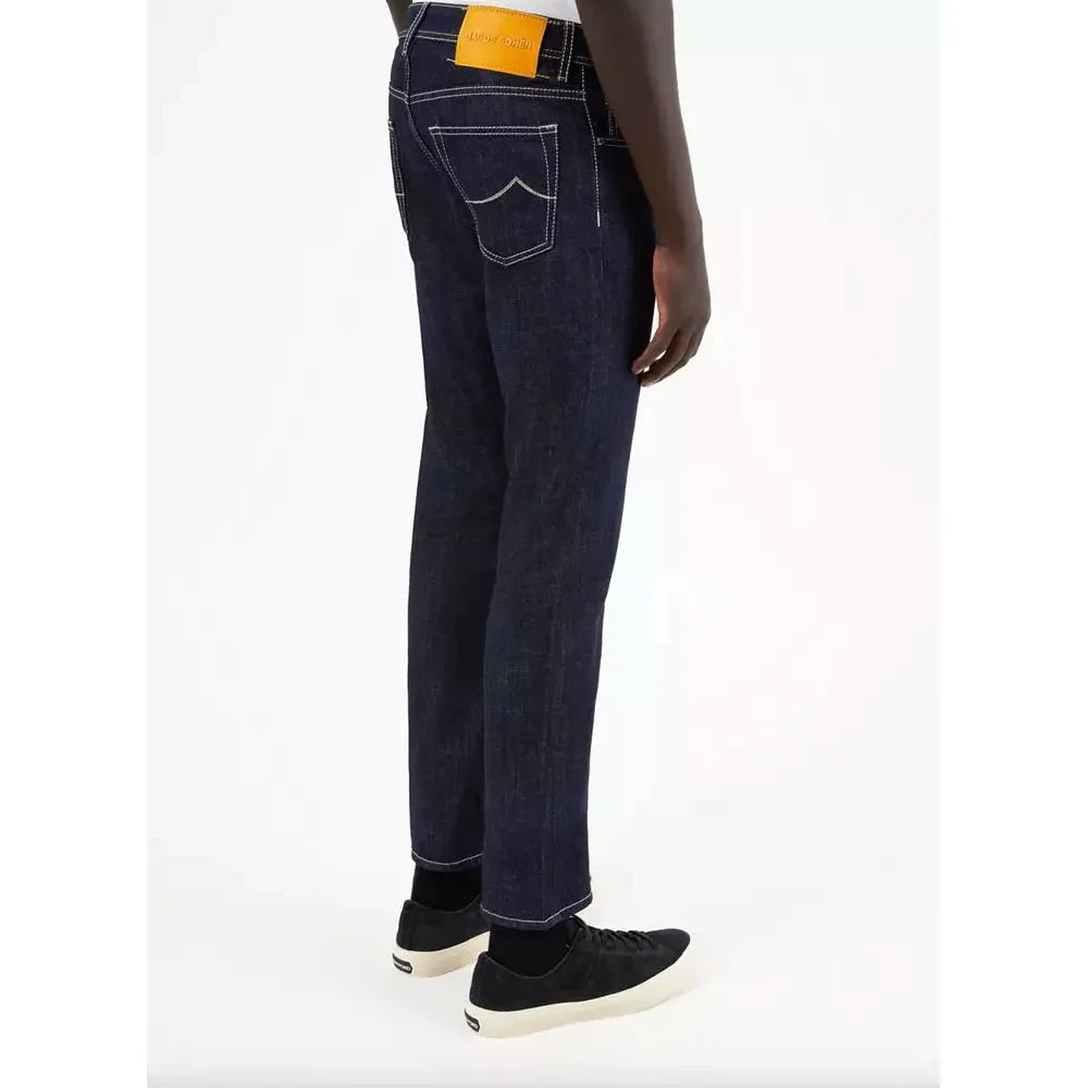 Jacob Cohen Italian Crafted Bandana Detail Jeans Jacob Cohen White Smoke