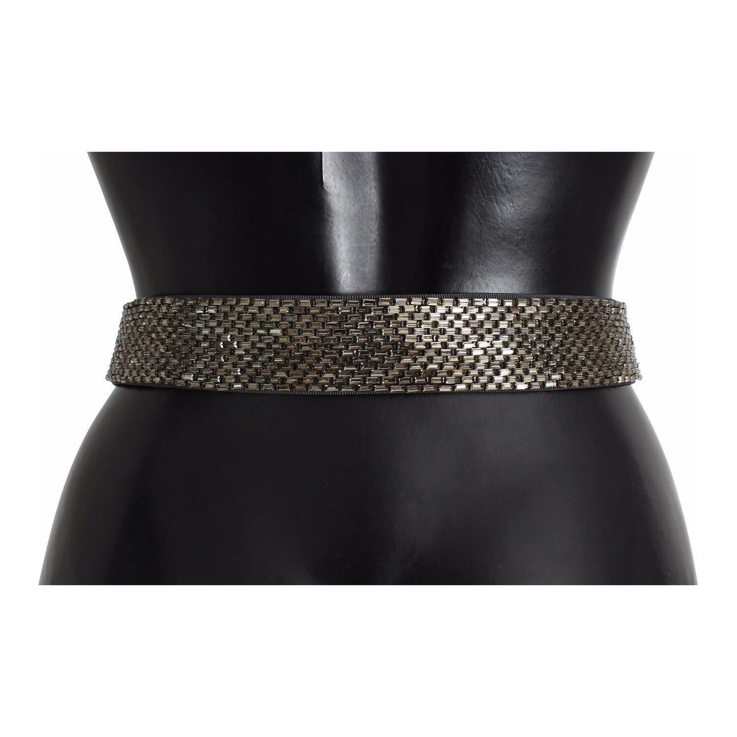 Dolce & Gabbana Swarovski Crystal Sequined Waist Belt Dolce & Gabbana Black