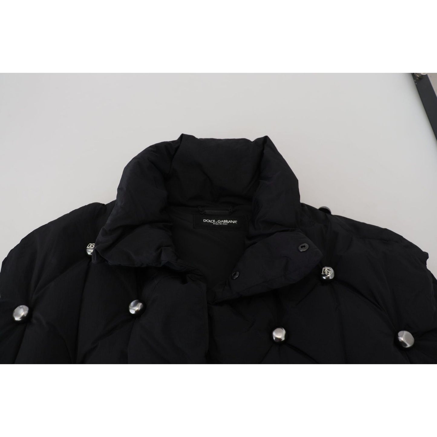 Dolce & Gabbana Elegant Black Sleeveless Vest Jacket Dolce & Gabbana Black