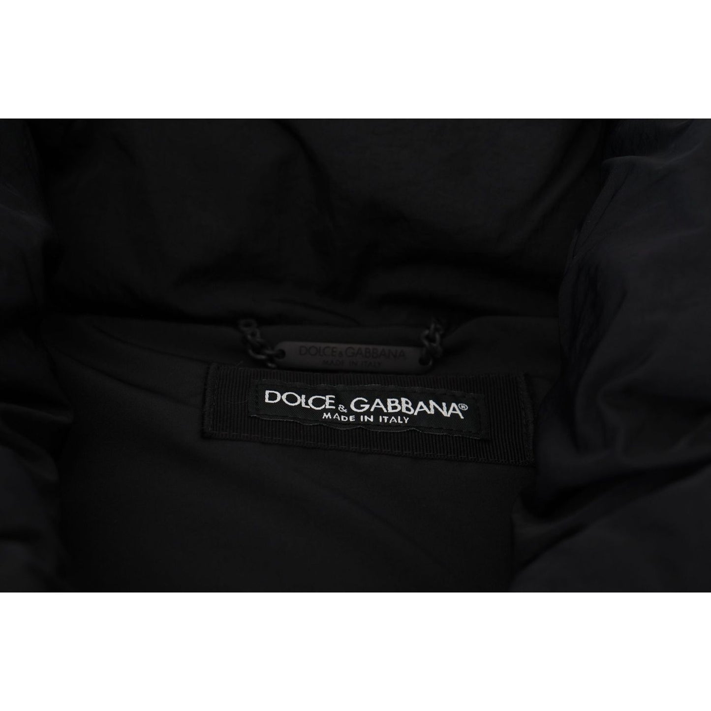 Dolce & Gabbana Elegant Black Sleeveless Vest Jacket Dolce & Gabbana Black