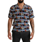 Dolce & Gabbana Multicolor Beach Chair Short Sleeves Shirt TSH84087-39