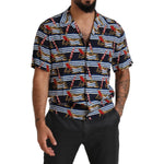 Dolce & Gabbana Multicolor Beach Chair Short Sleeves Shirt TSH84087-39