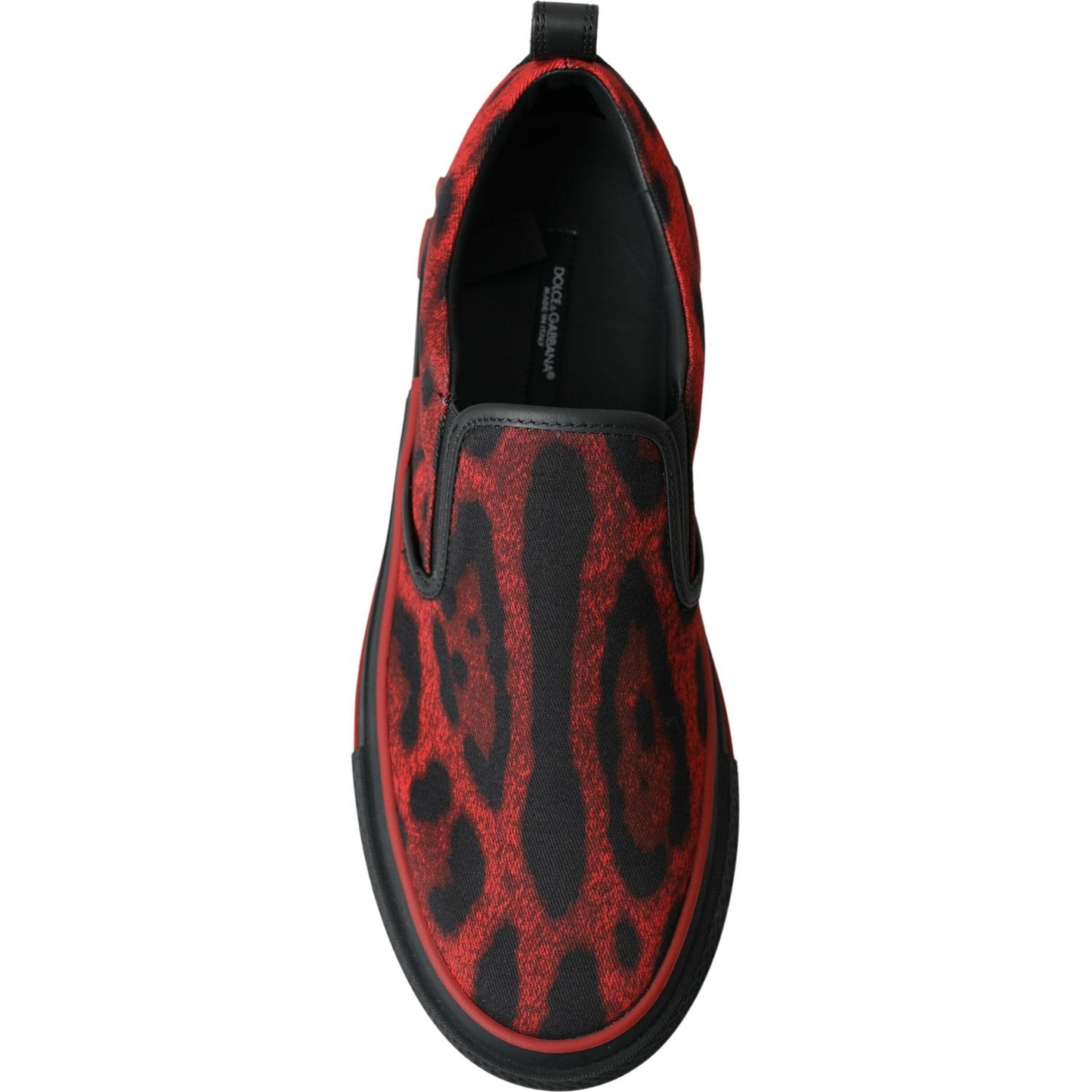 Dolce & Gabbana Chic Leopard Print Loafers Sneakers