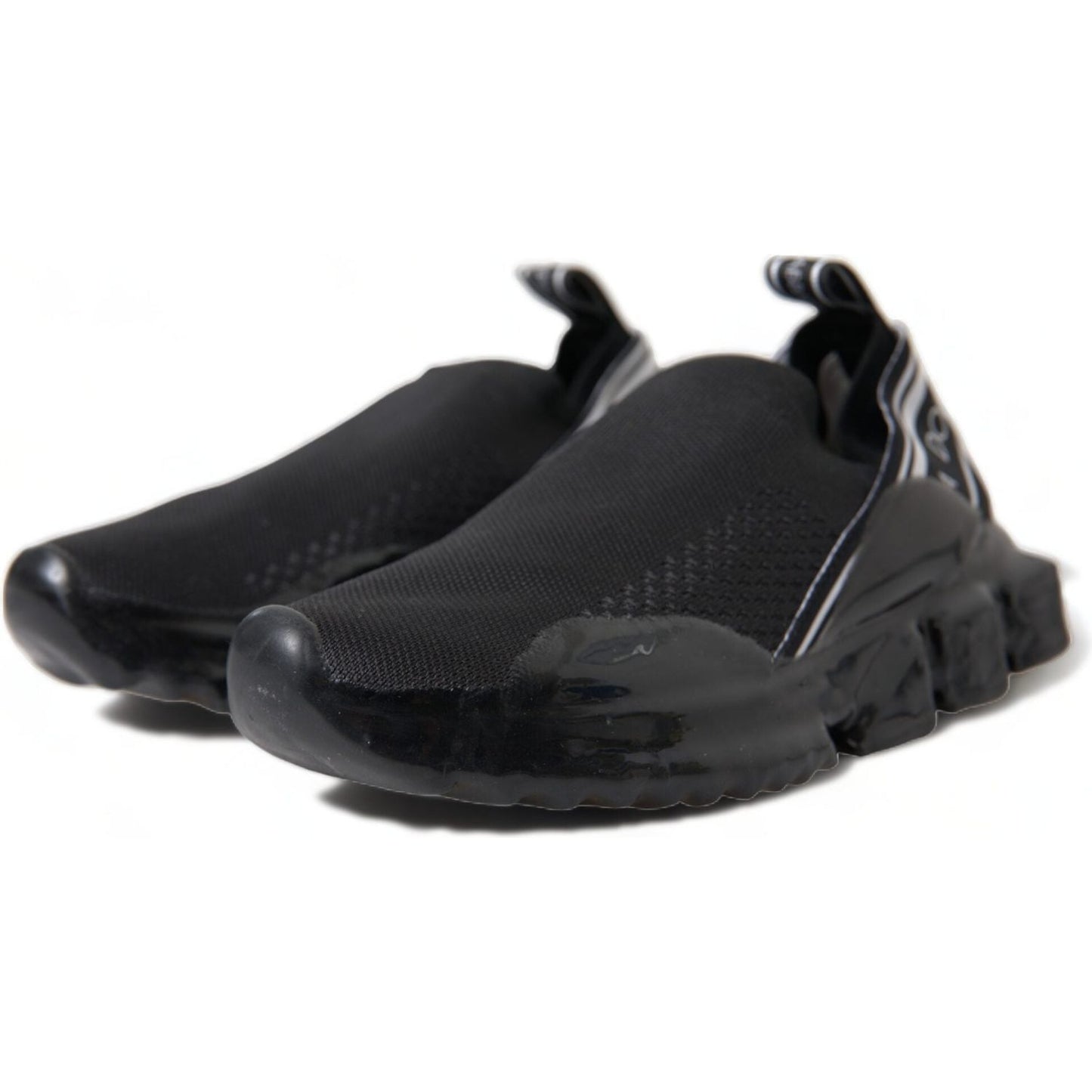 Dolce & Gabbana Chic Monochrome Sorrento Sneakers Dolce & Gabbana Dark Slate Gray