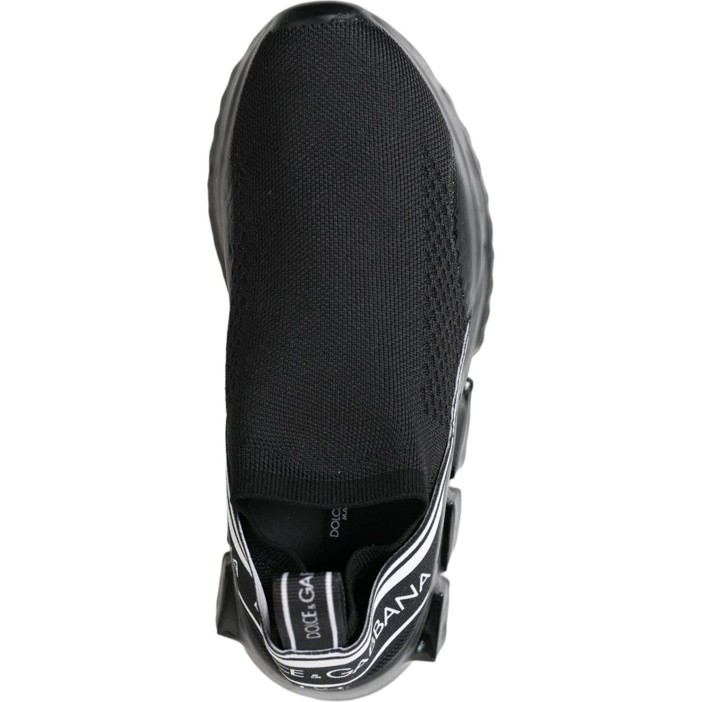 Dolce & Gabbana Chic Monochrome Sorrento Sneakers Dolce & Gabbana Dark Slate Gray