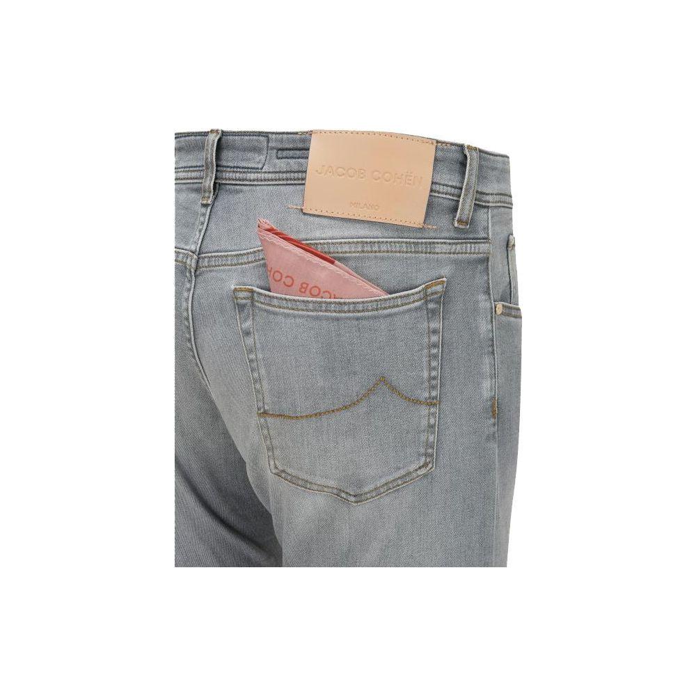 Jacob Cohen Sleek Slim Fit Grey Denim Jacob Cohen Light Slate Gray
