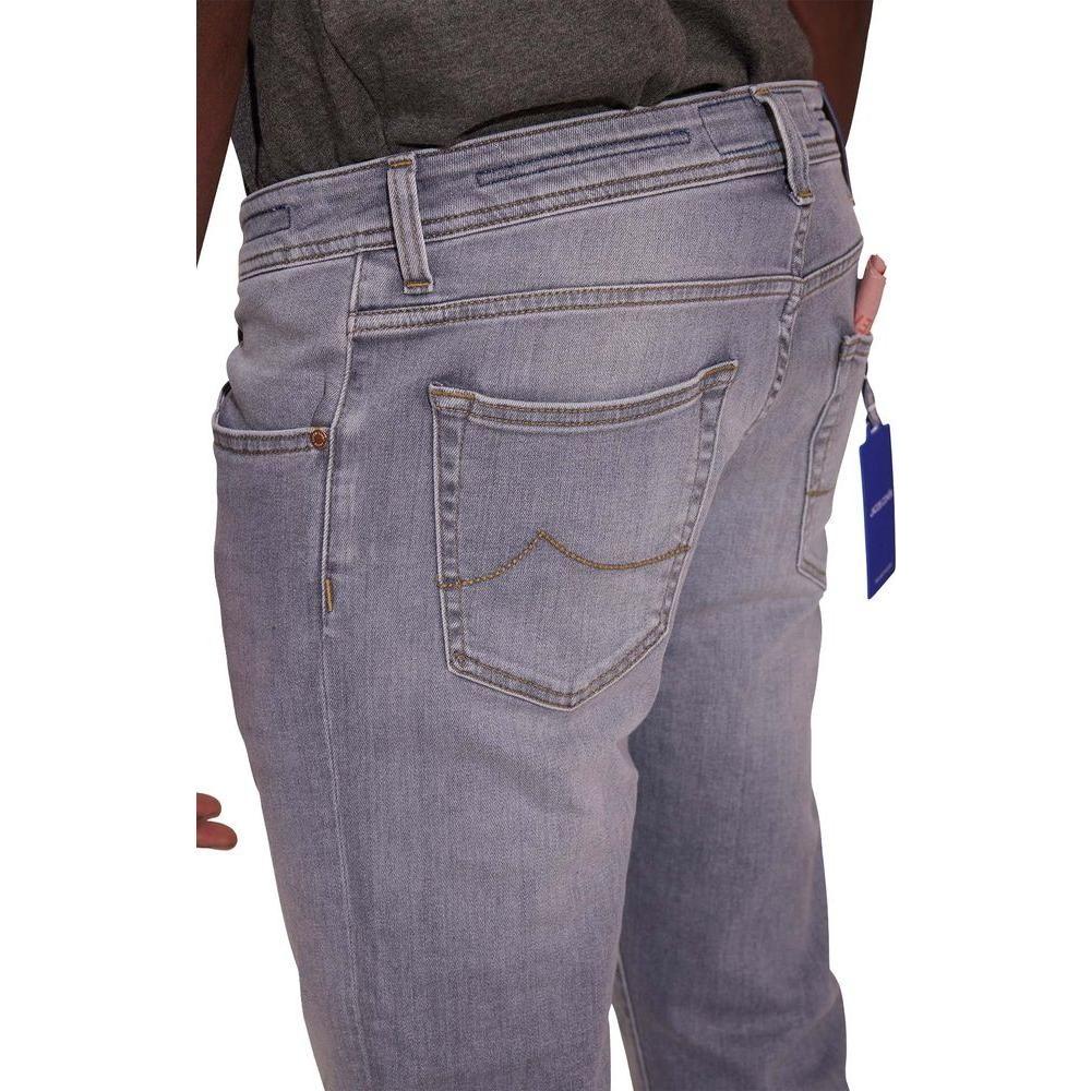 Jacob Cohen Sleek Slim Fit Grey Denim Jacob Cohen Dim Gray