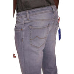Jacob Cohen Sleek Slim Fit Grey Denim JA-11663-IT38 | XS