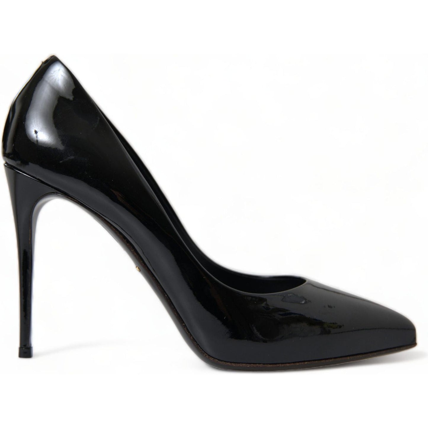 Dolce & Gabbana Elegant Black Patent Stiletto Heels Dolce & Gabbana Black