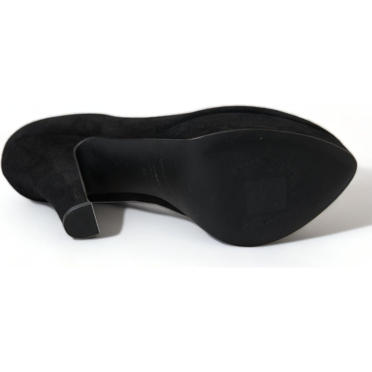 Dolce & Gabbana Black Suede Heeled Pumps Sophistication Dolce & Gabbana Lavender