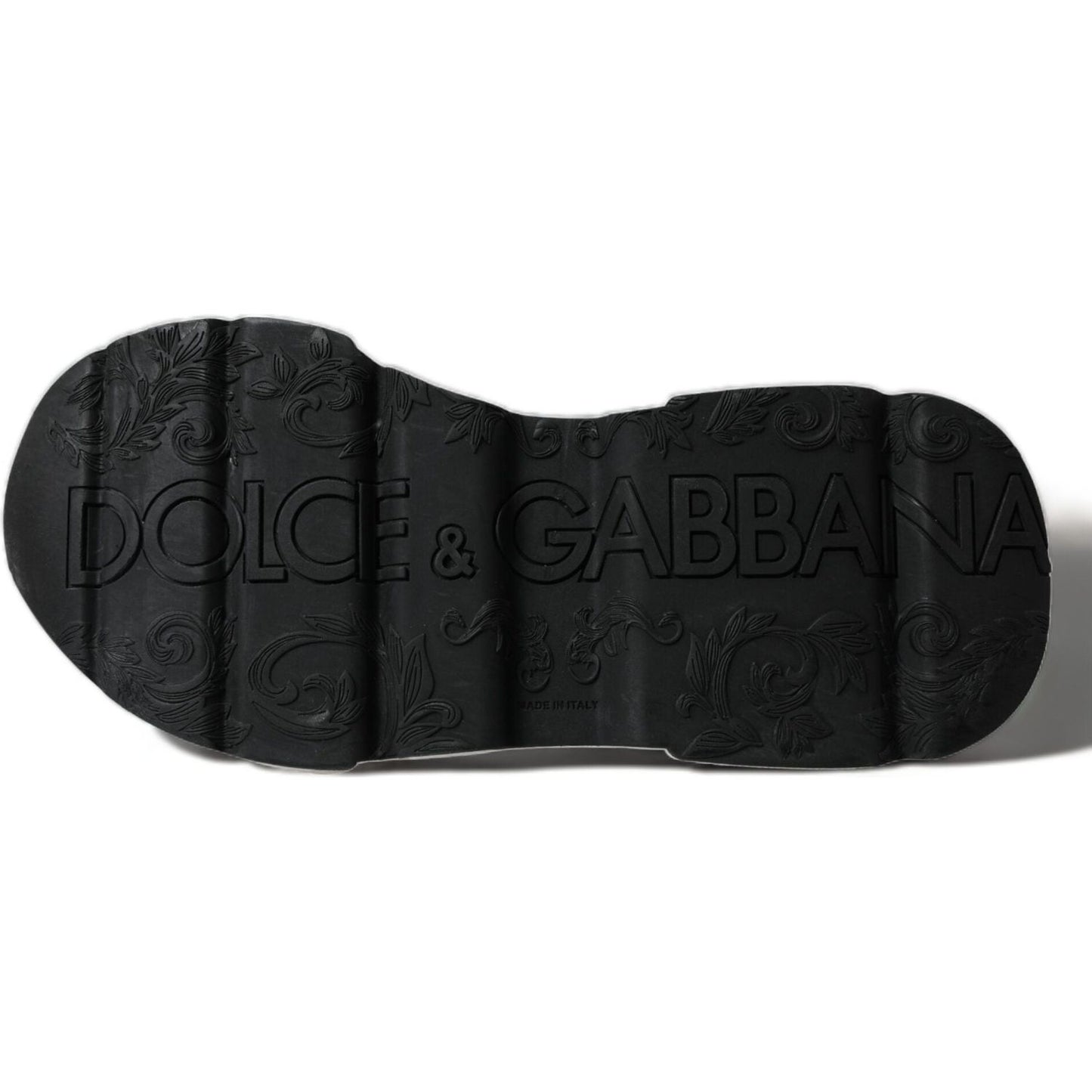 Dolce & Gabbana Chic Black & White Daymaster Leather Sneakers Dolce & Gabbana Black