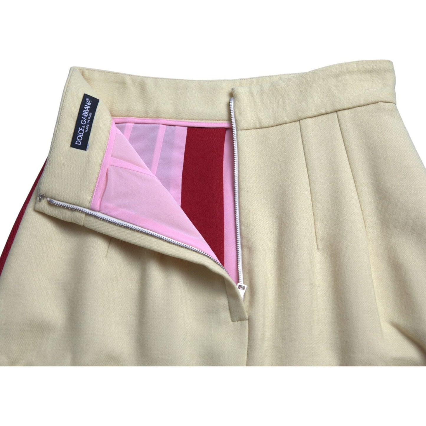 Dolce & Gabbana Elegant High Waist Mini A-Line Skirt Dolce & Gabbana Gray