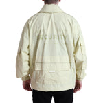 Dolce & Gabbana Yellow Nylon Collared Full Zip Parka Jacket JKT3757-50