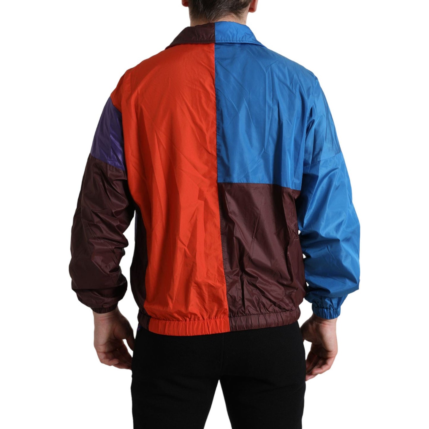 Dolce & Gabbana Multicolor Techno Fabric Windbreaker Jacket Dolce & Gabbana Sienna