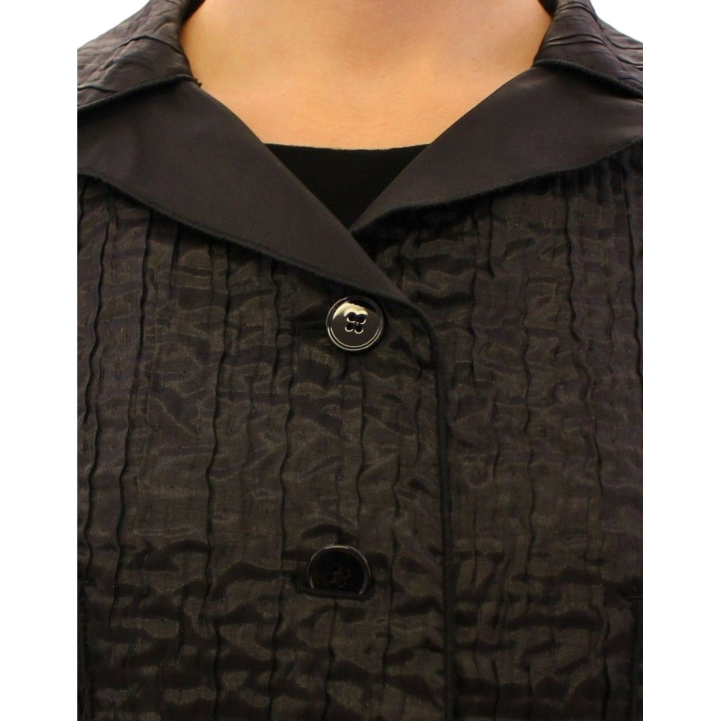 Dolce & Gabbana Elegant Black Bolero Shrug Jacket Dolce & Gabbana Black
