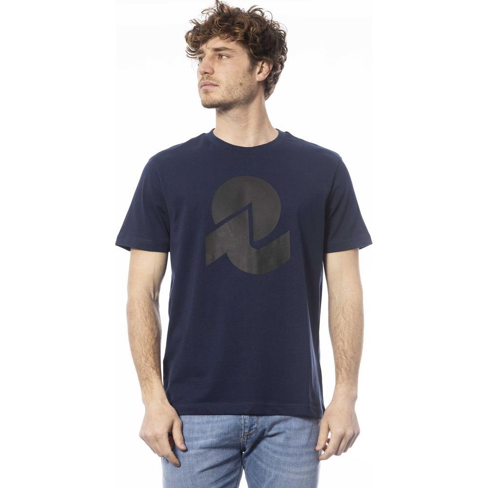 Invicta Blue Cotton Men T-Shirt Invicta Dark Slate Gray
