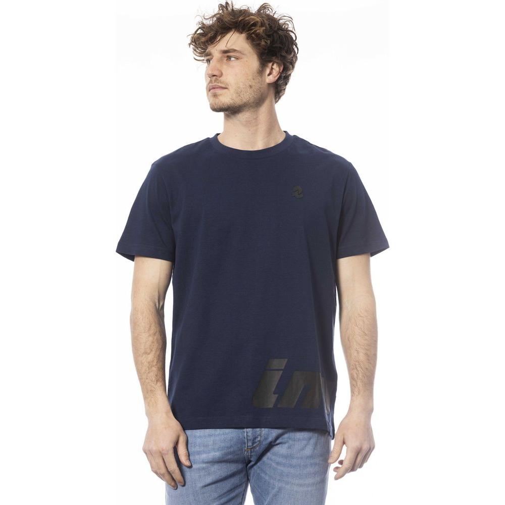 Invicta Blue Cotton Men T-Shirt Invicta Dark Slate Gray