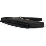 Dolce & Gabbana Black Nylon Logo Plaque Keyring Pouch Clutch Bag BAG1373