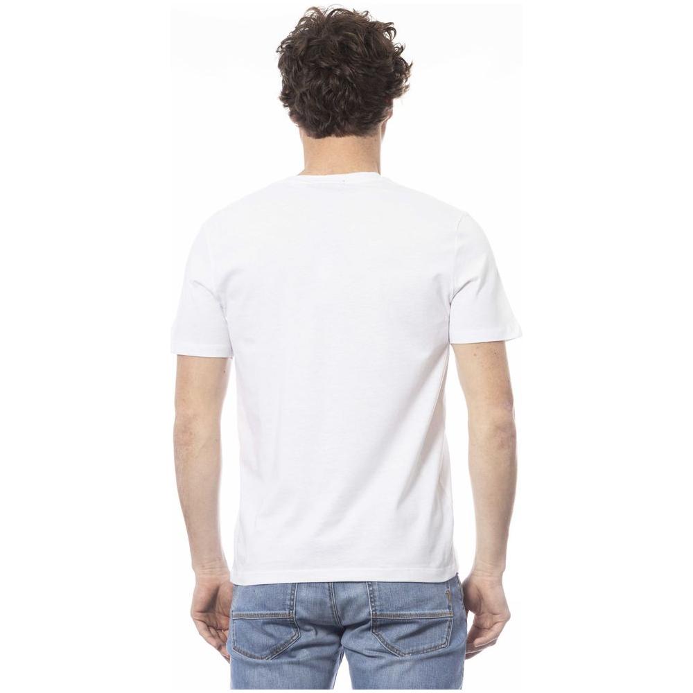 Ungaro Sport White Cotton Men T-Shirt Ungaro Sport Beige