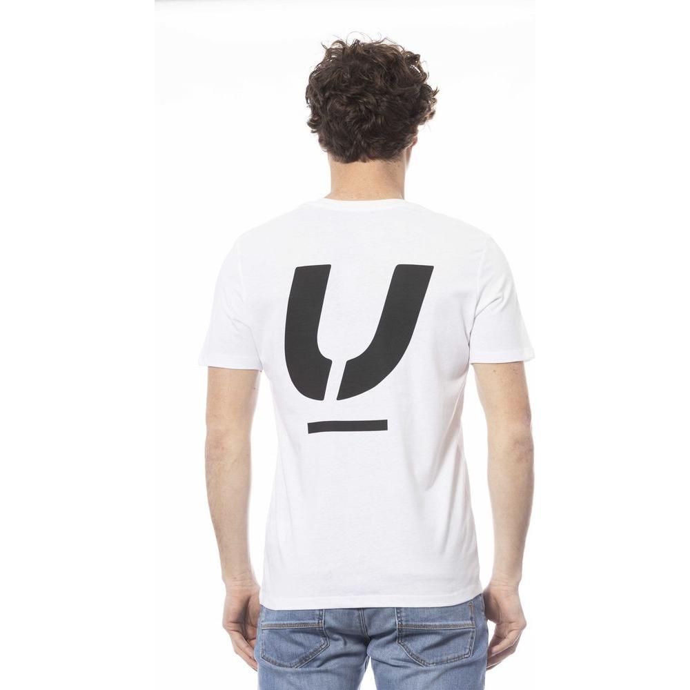 Ungaro Sport White Cotton Men T-Shirt Ungaro Sport Dark Slate Gray