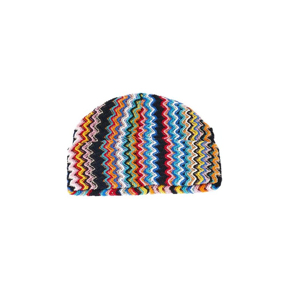 Missoni Multicolor Wool Women Hat Missoni Gray