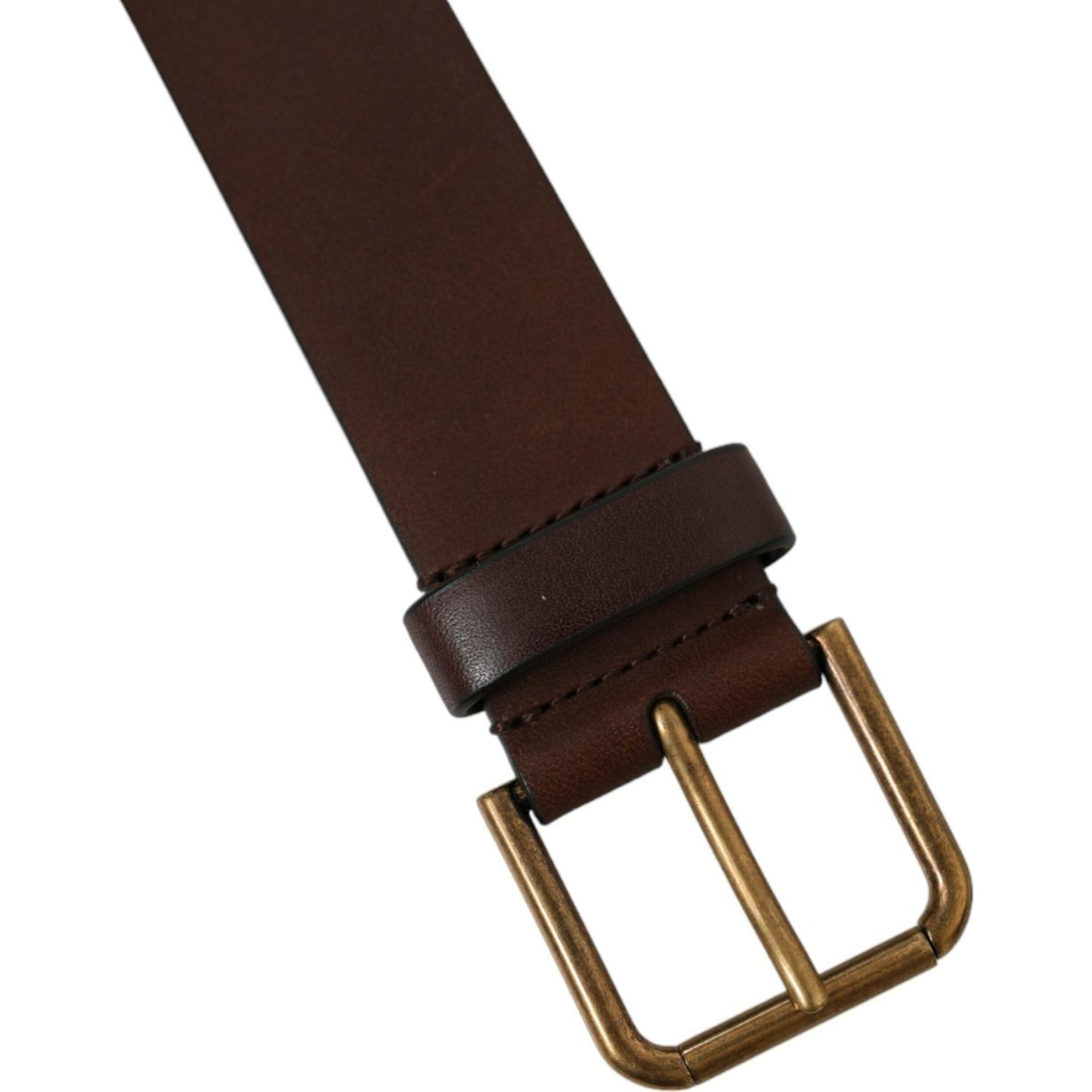 Dolce & Gabbana Elegant Brown Calf Leather Belt - Timeless Accessory Dolce & Gabbana Dark Slate Gray