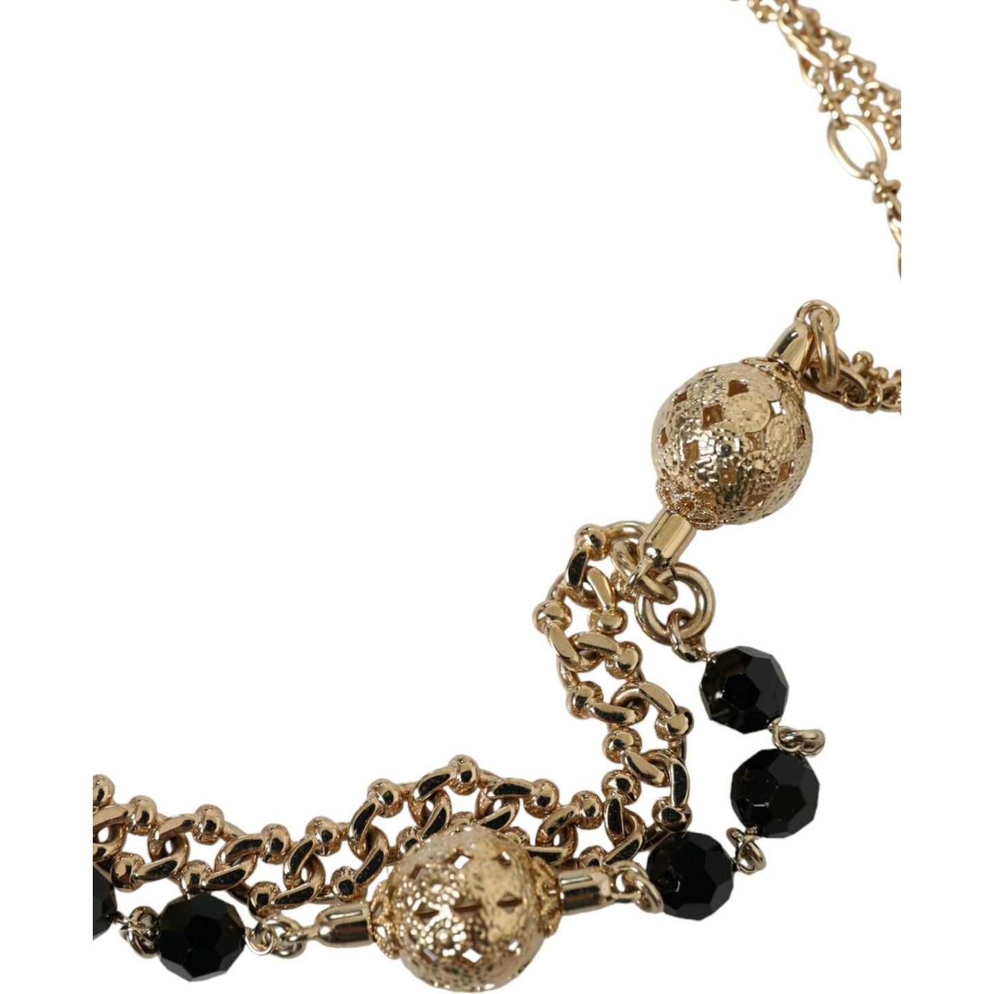 Dolce & Gabbana Elegant Crystal Bounce Leather Waist Belt Dolce & Gabbana Dim Gray