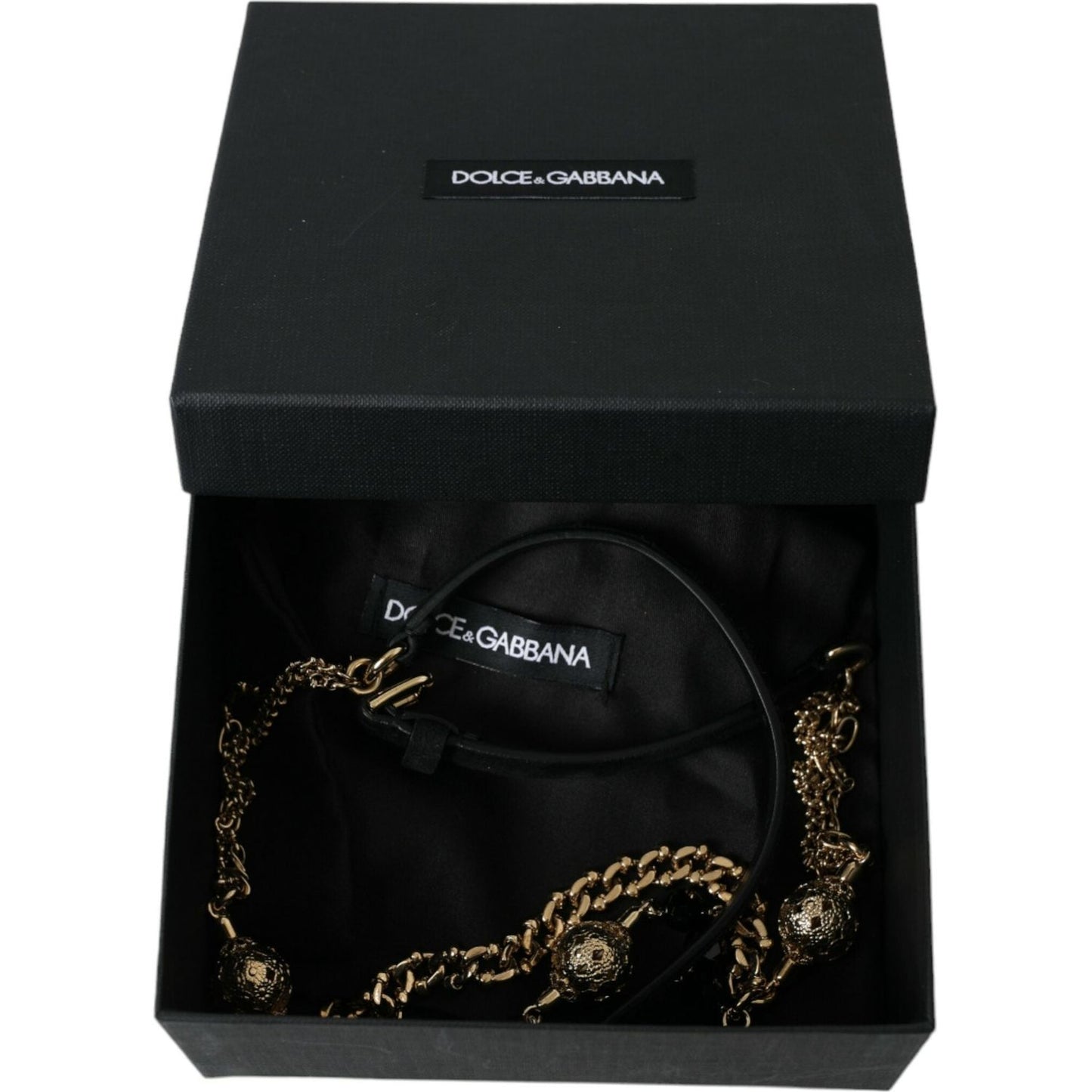 Dolce & Gabbana Elegant Crystal Bounce Leather Waist Belt Dolce & Gabbana Black