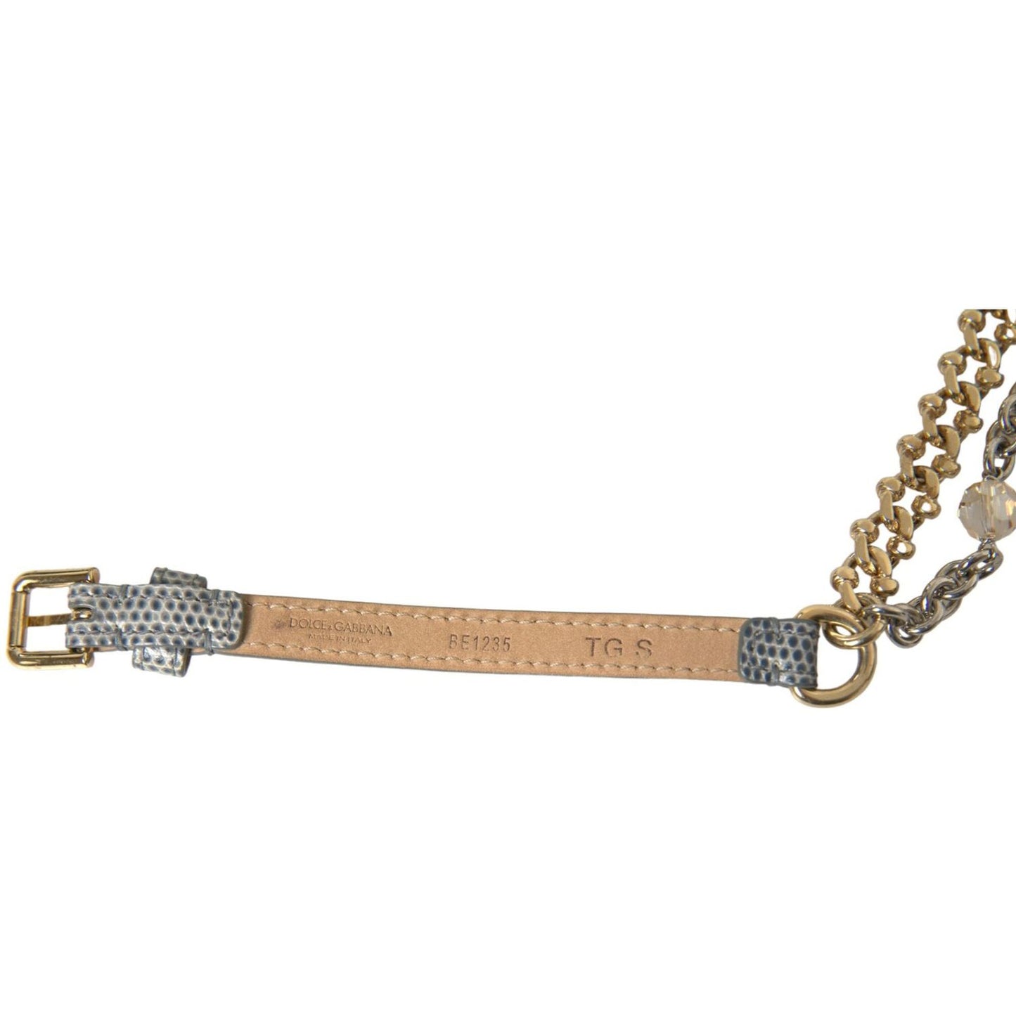 Dolce & Gabbana Elegant Crystal Bounce Waist Belt Dolce & Gabbana Rosy Brown
