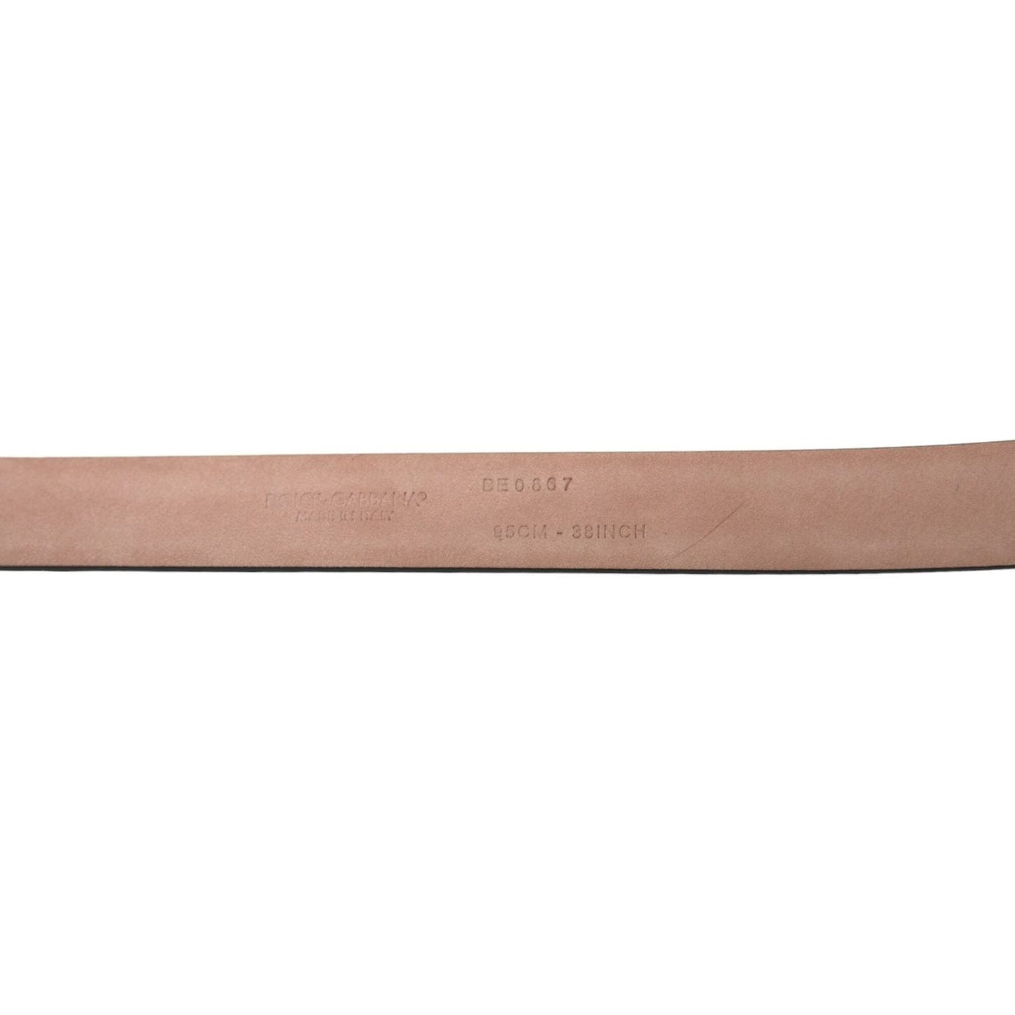 Dolce & Gabbana Elegant Maroon Leather Waist Belt Dolce & Gabbana Rosy Brown