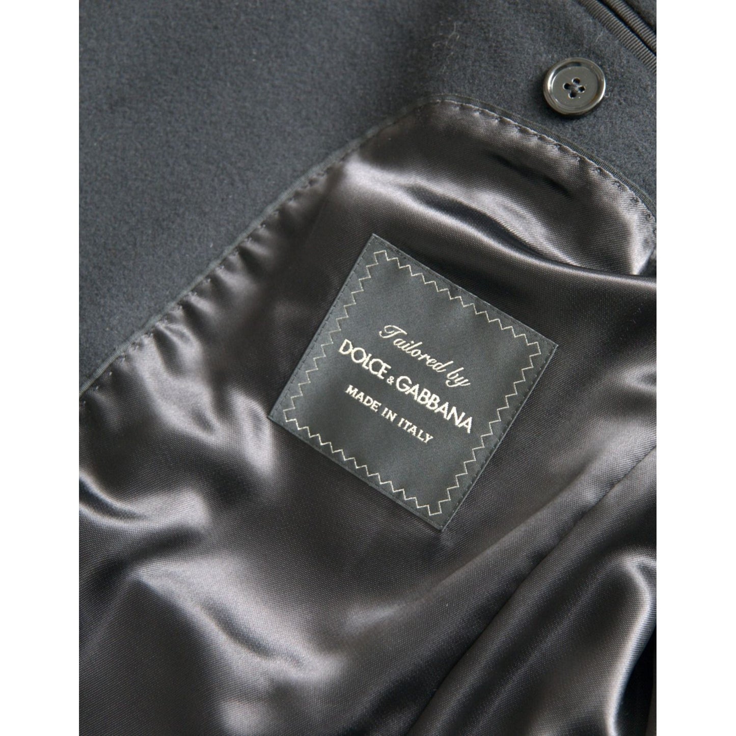Dolce & Gabbana Black Single Breasted Trench Coat Jacket Dolce & Gabbana Dark Slate Gray
