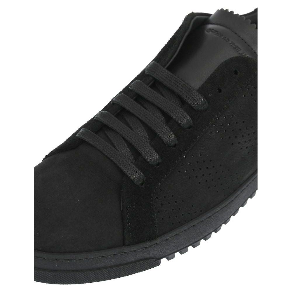Off-White Black Calfskin Women Sneaker Off-White Dark Slate Gray