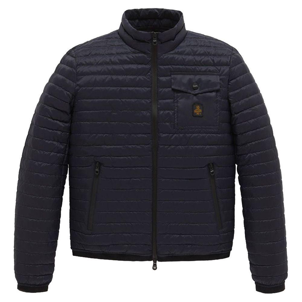 Refrigiwear Blue Nylon Jacket Refrigiwear Dark Slate Gray