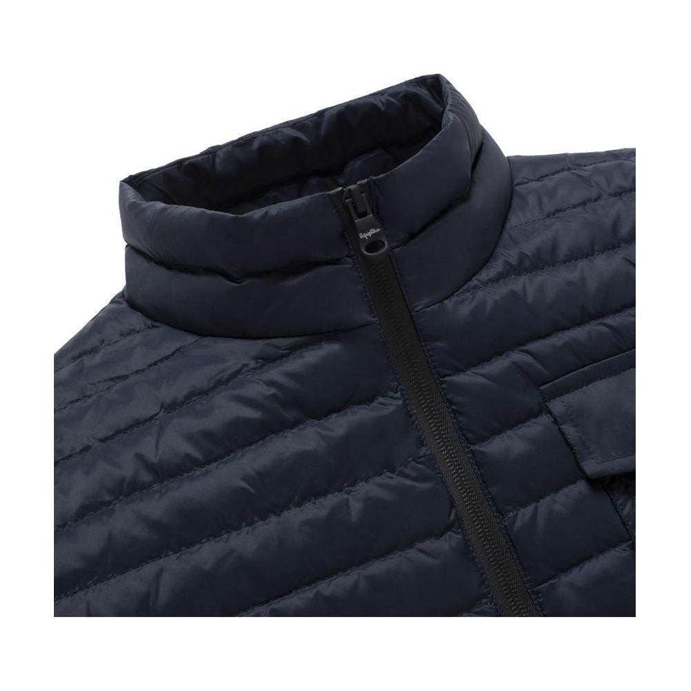 Refrigiwear Blue Nylon Jacket Refrigiwear Dark Slate Gray