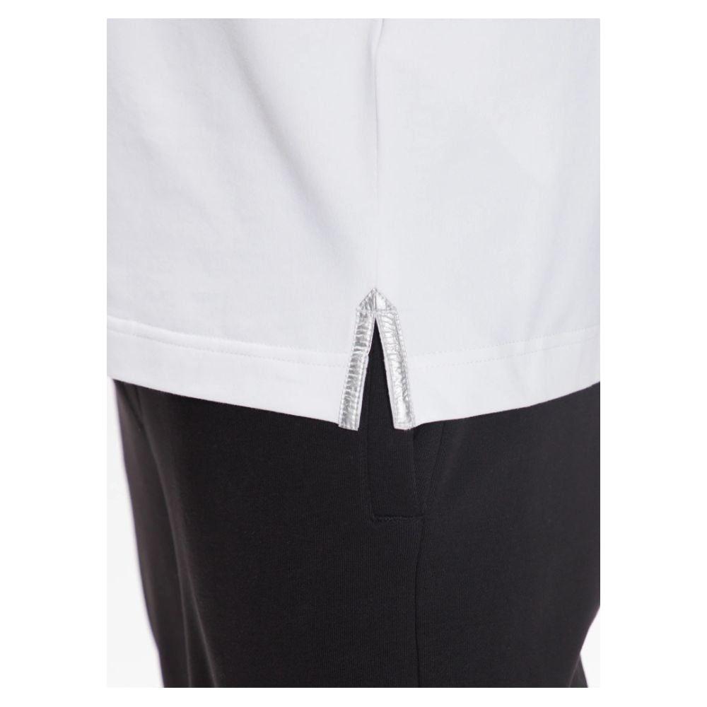 La Martina Elegant Cotton-Blend Polo with Glitter Accent La Martina Lavender
