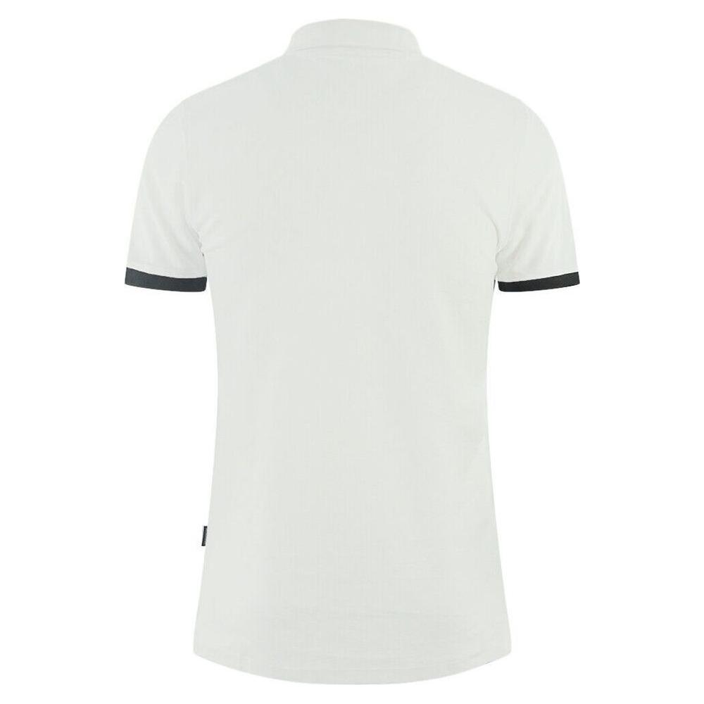 Aquascutum Elegant Cotton Polo with Signature Details Aquascutum Beige