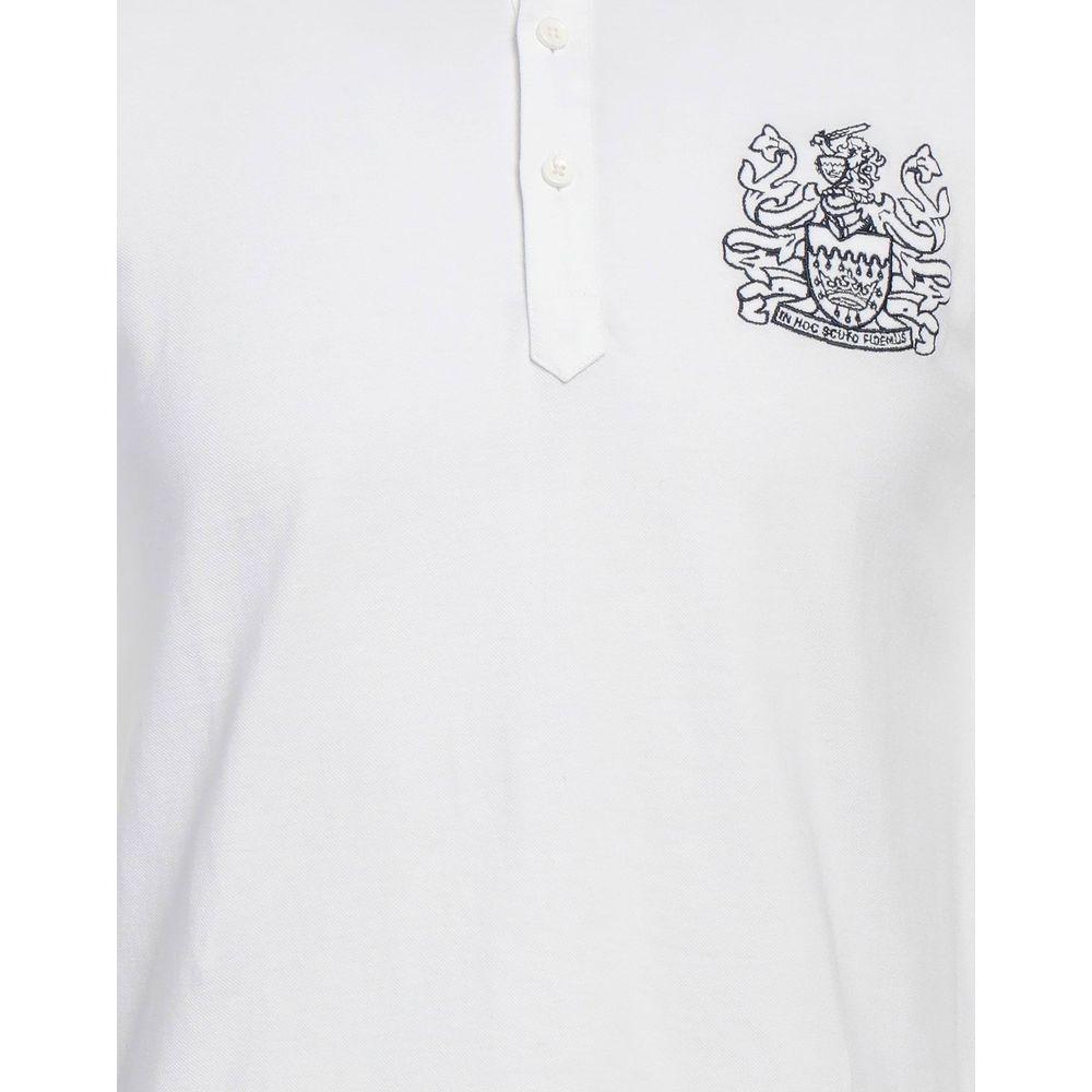 Aquascutum Elegant Cotton Polo with Signature Details Aquascutum Lavender
