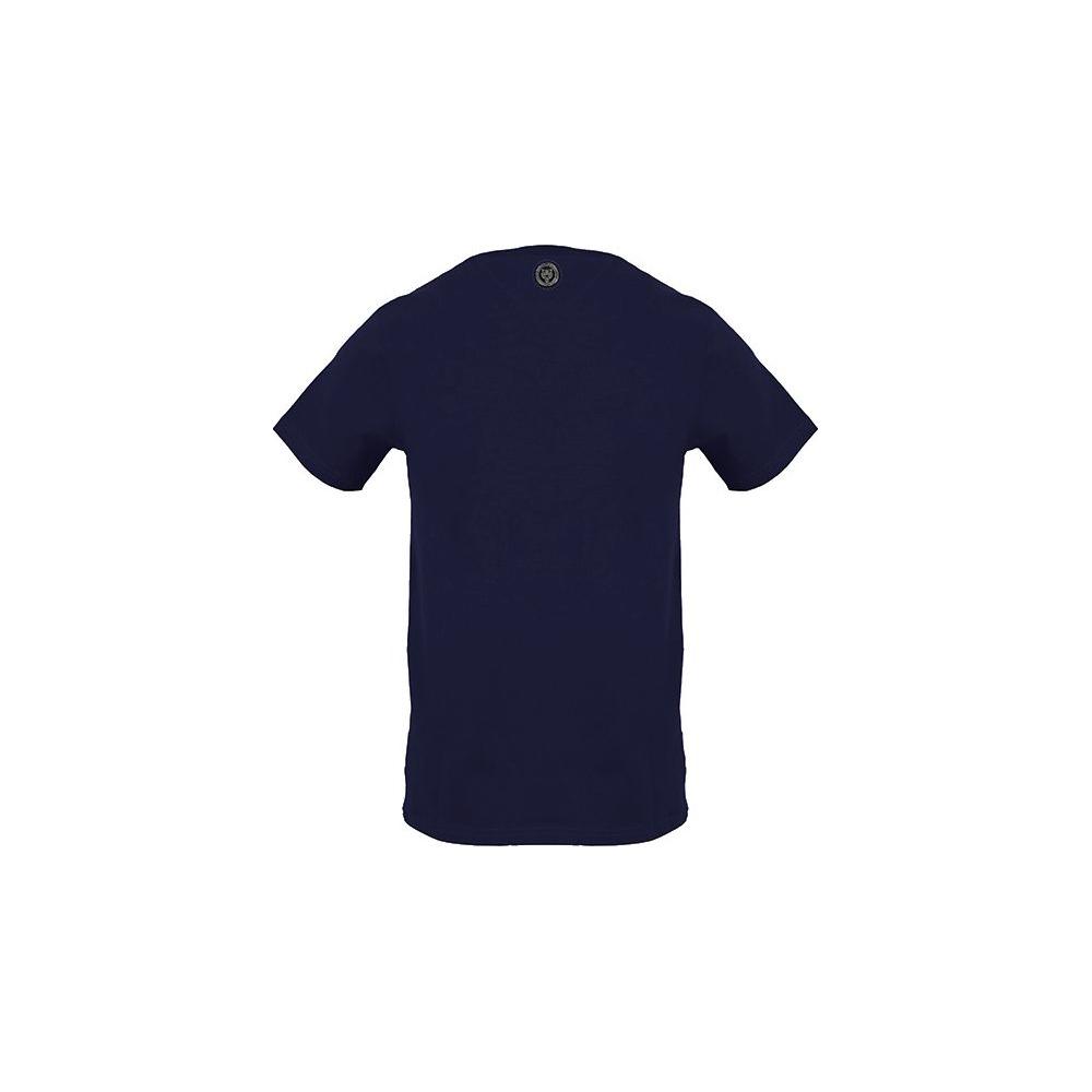 Plein Sport Blue Cotton Men's T-Shirt Plein Sport Midnight Blue