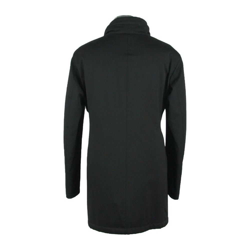 Made in Italy Black Wool Men's Jacket Made in Italy Dark Slate Gray