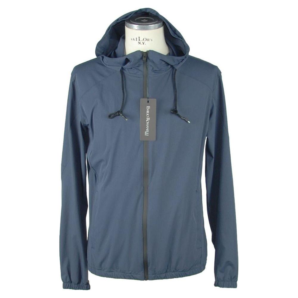 Emilio Romanelli Blue Synthetic Men's Jacket Emilio Romanelli Dim Gray