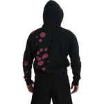 Dsquared² Black Tie Dye Cotton Hooded Sweatshirt Sweater Dsquared² Black