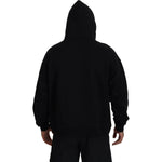 Dsquared² Black Cotton Hooded Printed Men Pullover Sweater TSH83482-48