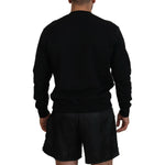 Dsquared² Black Logo Print Long Sleeves Men Pullover Sweater TSH83534-48