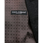Dolce & Gabbana Black Brown Silk Waistcoat Dress Formal Vest TSH86219-48
