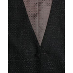 Dolce & Gabbana Black Brown Silk Waistcoat Dress Formal Vest TSH86219-48