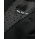 Dolce & Gabbana Black Silk Waistcoat Dress Formal Vest TSH851980-54
