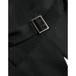 Dolce & Gabbana Black Wool Waistcoat Dress Formal Vest TSH851982-52